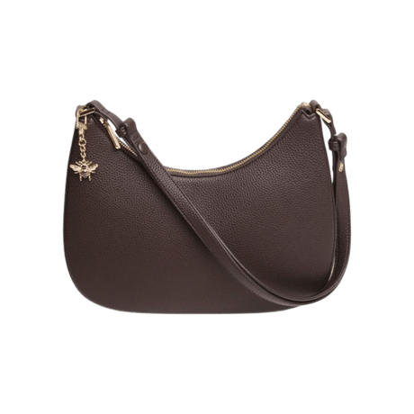 Alice Wheeler Chocolate - Ascot Cross Body Bag - HANDBAGS, MANBAGS, SHOPPING BAGS - Beattys of Loughrea