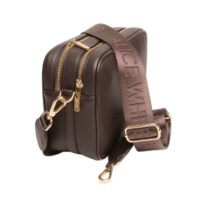Alice Wheeler Chocolate - Soho Crossbody Bag - HANDBAGS, MANBAGS, SHOPPING BAGS - Beattys of Loughrea