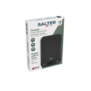 Salter Toronto Digital Kitchen Scale – Black - KITCHEN SCALES - Beattys of Loughrea