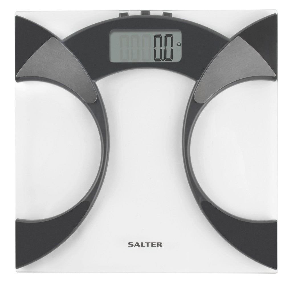 Salter Ultra Slim Glass Analyser Bathroom Scale - BATHROOM SCALES - Beattys of Loughrea