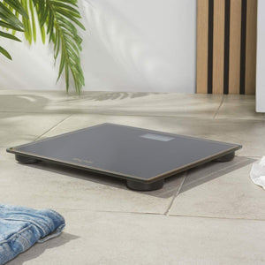 Salter Compact Bathroom Scale – Black/Gold - BATHROOM SCALES - Beattys of Loughrea