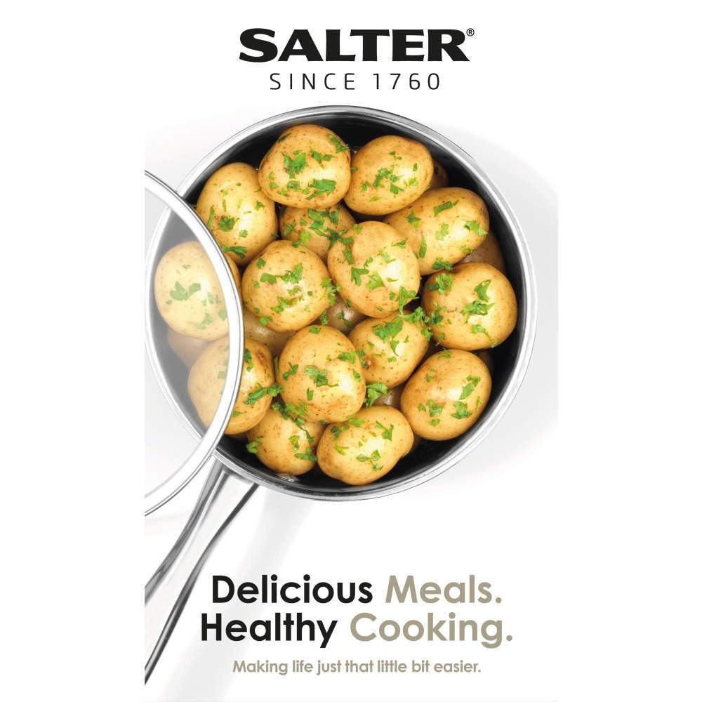 Salter Timeless Collection Stainless Steel 5 Piece Pan Set - COOKWARE - S/STEEL - Beattys of Loughrea