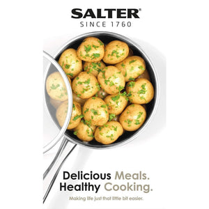 Salter Timeless Collection Stainless Steel 5 Piece Pan Set - COOKWARE - S/STEEL - Beattys of Loughrea