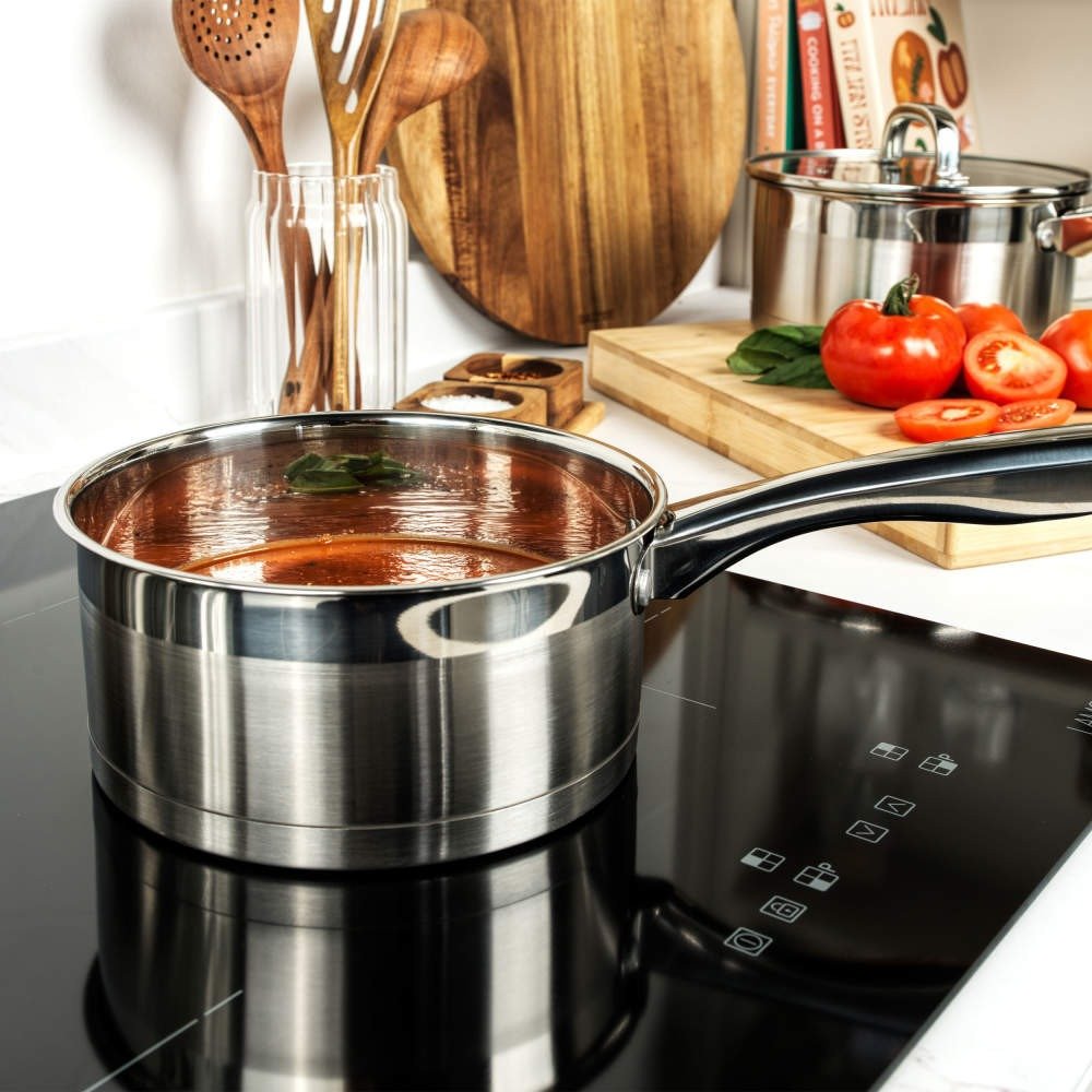 Salter Timeless Collection Stainless Steel 5 Piece Pan Set - COOKWARE - S/STEEL - Beattys of Loughrea