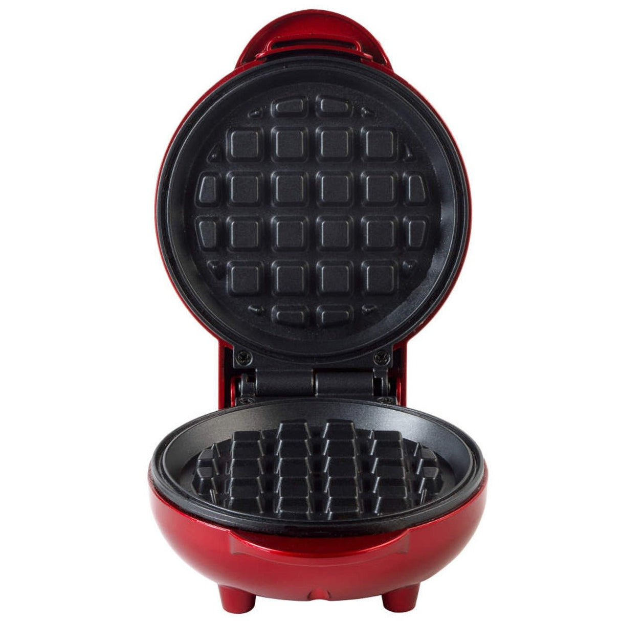 Giles & Posner Compact Electric Non - Stick Mini Waffle Maker | Red - PANCAKE WAFFLE MAKERS - Beattys of Loughrea