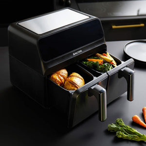 Salter Dual Air Pro Air Fryer - 7.6L - AIR FRYER / DEEP FAT FRYERS - Beattys of Loughrea