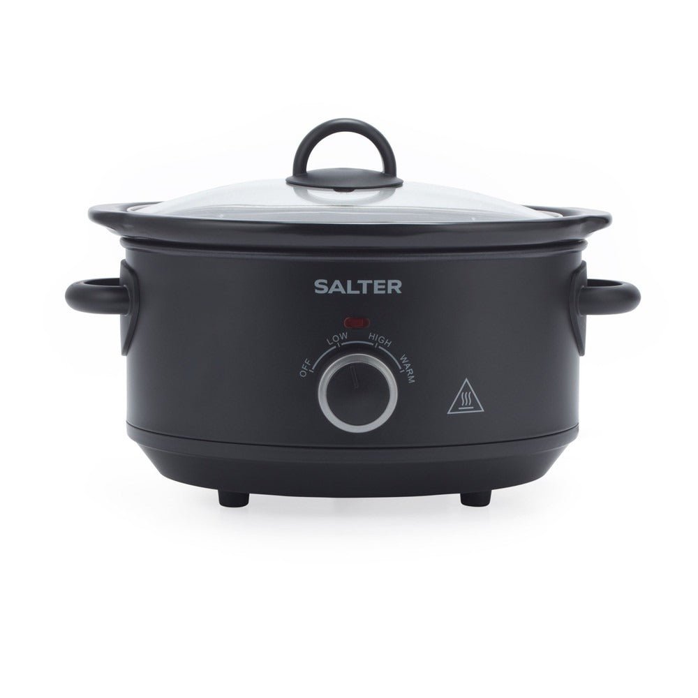 Salter Kuro 3.5L Slow Cooker - Black - FOOD STEAMER RICE COOKER SLOW COOKER - Beattys of Loughrea