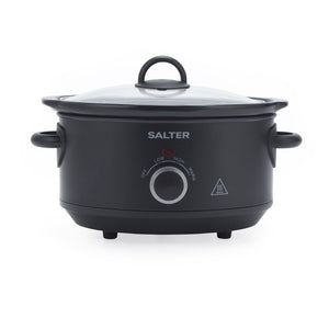 Salter Kuro 3.5L Slow Cooker - Black - FOOD STEAMER RICE COOKER SLOW COOKER - Beattys of Loughrea