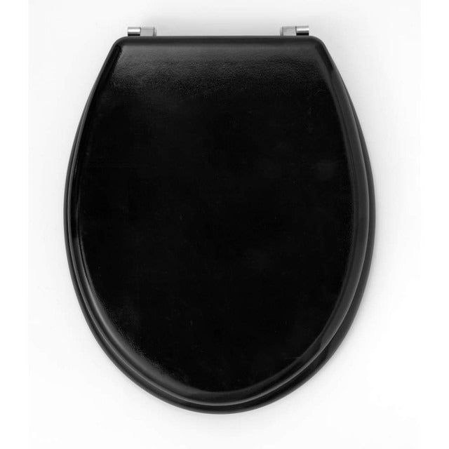 Beldray Oval Wooden Toilet Seat – Black - TOILET SEAT/FITTINGS - Beattys of Loughrea