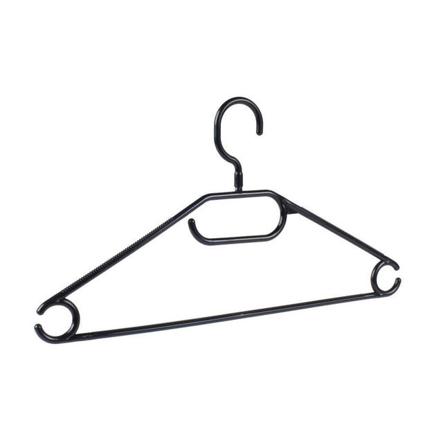 Beldray Black Plastic Clothes Hangers - 10 Pack - H/H - CLOTHES PEG/COAT HANGER/WALKING STICK..ETC - Beattys of Loughrea