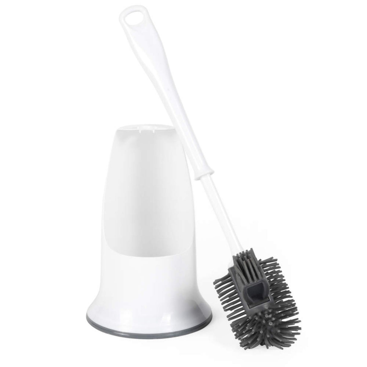 Beldray Antibac Silicone Toilet Brush with Holder - BATHROOM T/BRUSH, CADDY, TOWEL RAIL & HOLDERS ACCESSORI - Beattys of Loughrea
