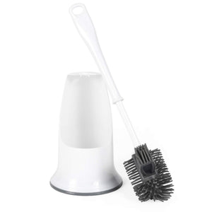 Beldray Antibac Silicone Toilet Brush with Holder - BATHROOM T/BRUSH, CADDY, TOWEL RAIL & HOLDERS ACCESSORI - Beattys of Loughrea