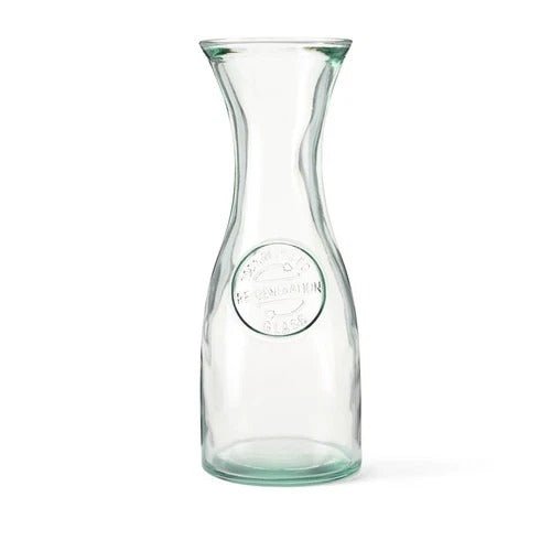 Recycled Glass Carafe – 0.8 Litre - GLASS GIFTWARE - DEC STONES - Beattys of Loughrea