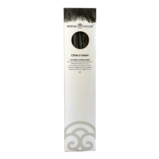 Serene House Scented Reeds – Cèdre D'Orient (Oriental Cedar) - POT POURRI/AROMATHERAPY/OILS/DIFFUSER - Beattys of Loughrea