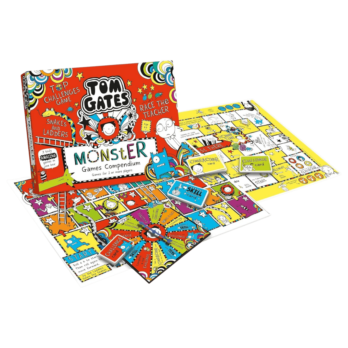 Tom Gates Monster Games Compendium - BOARD GAMES / DVD GAMES - Beattys of Loughrea