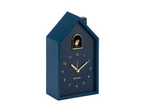Karlsson Alarm Clock Modern Cuckoo Oro Dark Blue - CLOCKS - Beattys of Loughrea