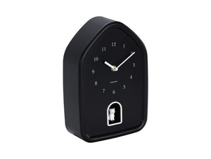 Karlsson Wall Clock Modern Kitty Black - CLOCKS - Beattys of Loughrea
