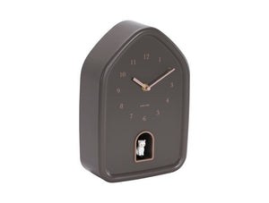 Karlsson Wall Clock Modern Kitty Earth Brown - CLOCKS - Beattys of Loughrea