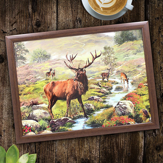 Stag Laptray - ENAMELWARE/JARS/TRAYS - Beattys of Loughrea