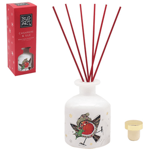 Christmas 'Bug Art' Robin Reed Diffuser - CANDLES - Beattys of Loughrea