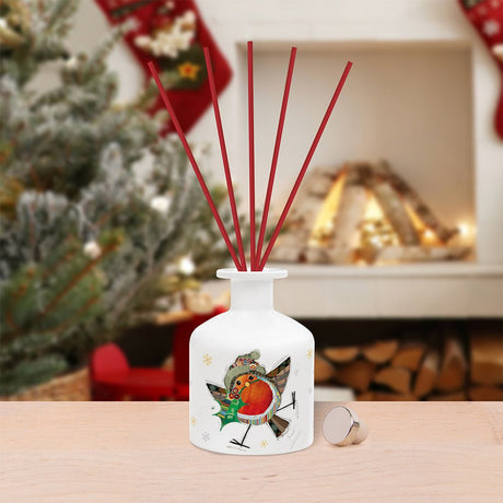Christmas 'Bug Art' Robin Reed Diffuser - CANDLES - Beattys of Loughrea
