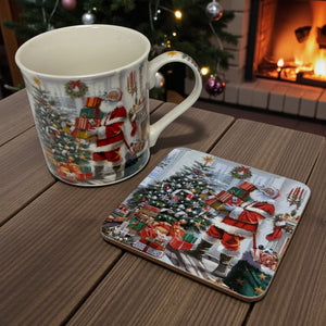 Santa Mug & Coaster in Gift Box - TABLEMATS/COASTERS - Beattys of Loughrea