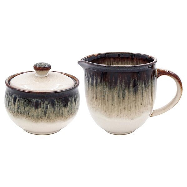 Elements Reactive Glaze Sugar & Cream Set - GENERAL LOOSE WARE - Beattys of Loughrea