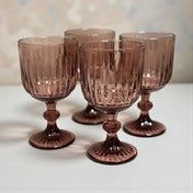 Elements Pink Wine Glasses Set of 4 - DRINKING GLASSES - Beattys of Loughrea