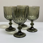 Elements Smoke Wine Glasses Set of 4 - DRINKING GLASSES - Beattys of Loughrea