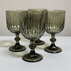 Elements Smoke Wine Glasses Set of 4 - DRINKING GLASSES - Beattys of Loughrea