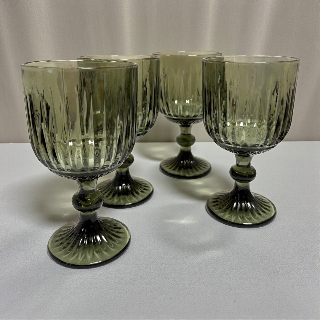 Elements Smoke Wine Glasses Set of 4 - DRINKING GLASSES - Beattys of Loughrea