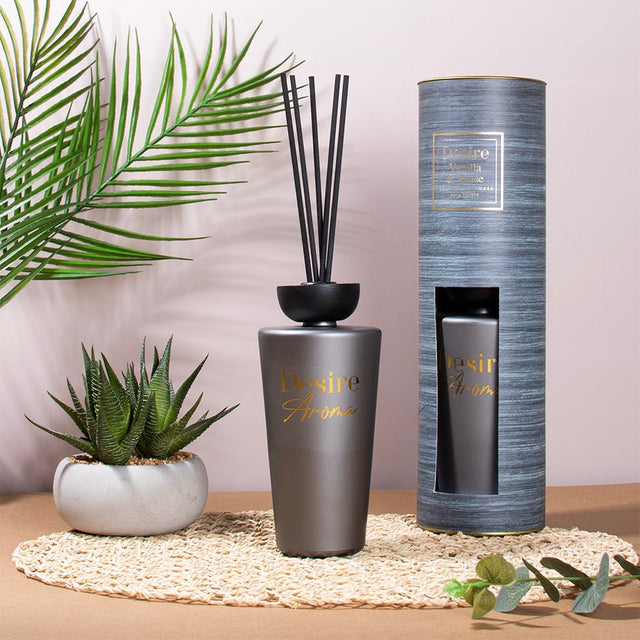 Desire Aroma Luxury Reed Diffuser – Vanilla & Anise (1000ml) - POT POURRI/AROMATHERAPY/OILS/DIFFUSER - Beattys of Loughrea