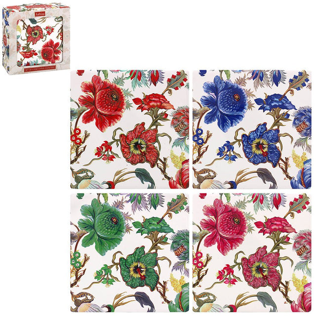 Anthina Ceramic Coasters - Set of 4 - TABLEMATS/COASTERS - Beattys of Loughrea