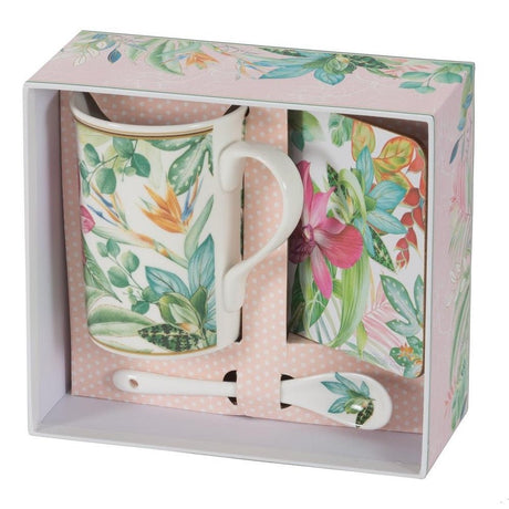 Orchid Cascade Mug Gift Set - MUG SETS - Beattys of Loughrea