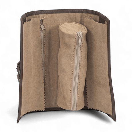 Mink Bonded Leather Jewellery Roll - JEWELLERY HOLDER - Beattys of Loughrea