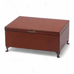 Fiona Mahogany Finish Wooden Jewellery Box - JEWELLERY HOLDER - Beattys of Loughrea