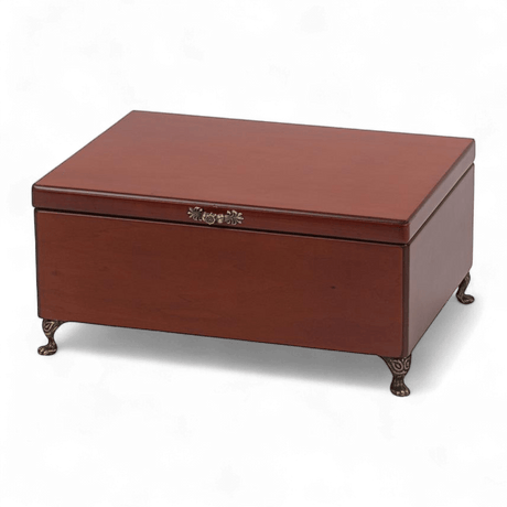 Fiona Mahogany Finish Wooden Jewellery Box - JEWELLERY HOLDER - Beattys of Loughrea