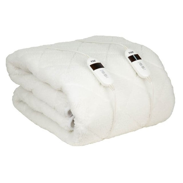 Russell Hobbs Electric Heated Blanket – Premium Sherpa Fleece Throw (King Size) - ELEC BLANKET UNDER - Beattys of Loughrea