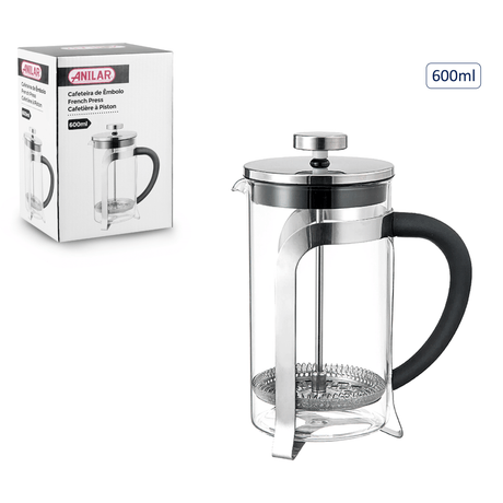 Anilar French Coffee Press – 600ml - TEA/COFFEE MAKER/BODUM/MILLS - Beattys of Loughrea