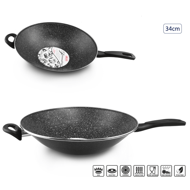 Anilar Wok Pan Premiere – 34cm - FRYPAN/WOK/SKILLET - Beattys of Loughrea