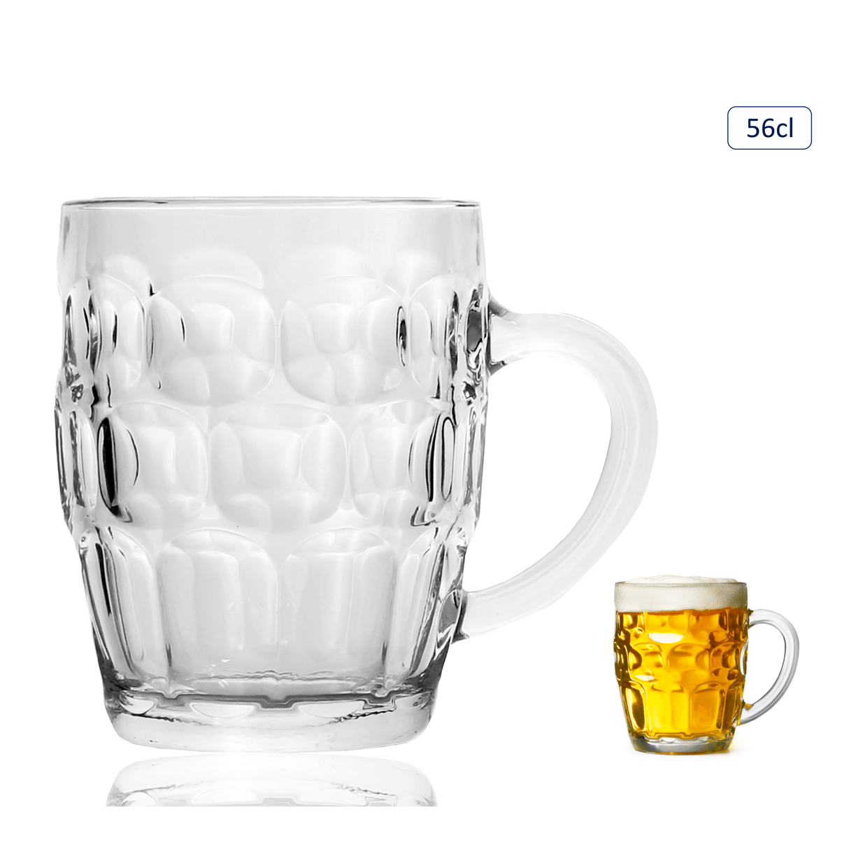 Marca Beer Glass with Handle – 56cl