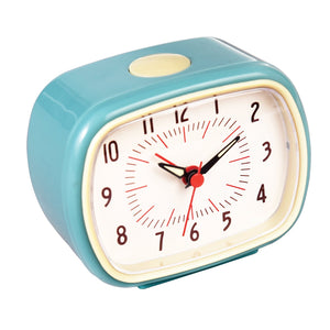 Retro alarm clock - Light Blue - CLOCKS - Beattys of Loughrea