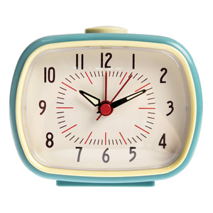 Retro alarm clock - Light Blue - CLOCKS - Beattys of Loughrea