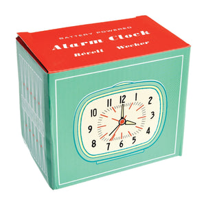 Retro alarm clock - Light Blue - CLOCKS - Beattys of Loughrea
