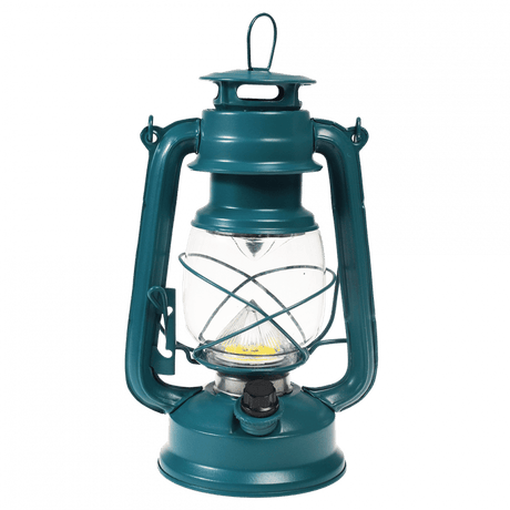LED Hurricane Lantern – Spirit of Adventure Blue (24cm) - CANDLE HOLDERS / Lanterns - Beattys of Loughrea