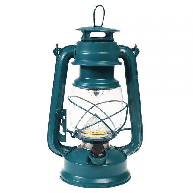 LED Hurricane Lantern – Spirit of Adventure Blue (24cm) - CANDLE HOLDERS / Lanterns - Beattys of Loughrea