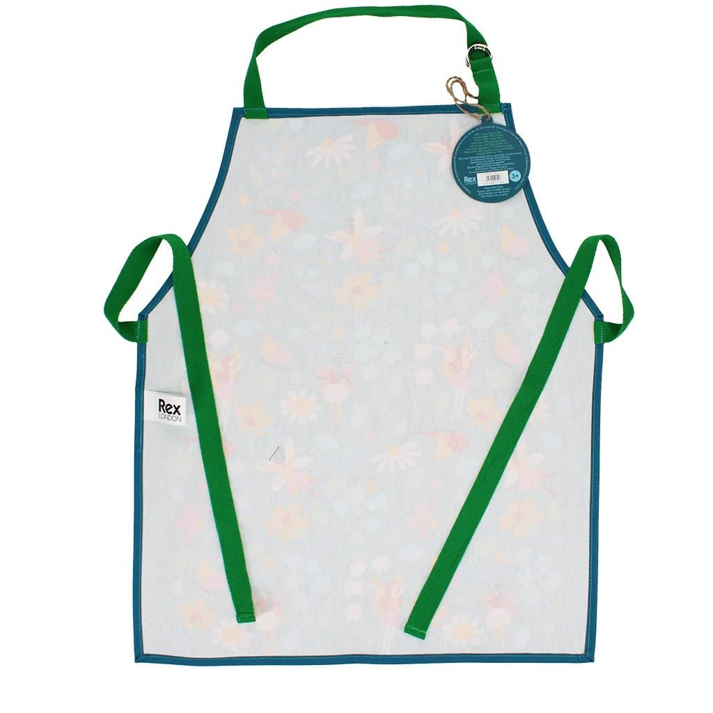 Wipeable Cotton Children's Apron – Fairies in the Garden Print - APRON/GLOVE/TEXTILE - Beattys of Loughrea