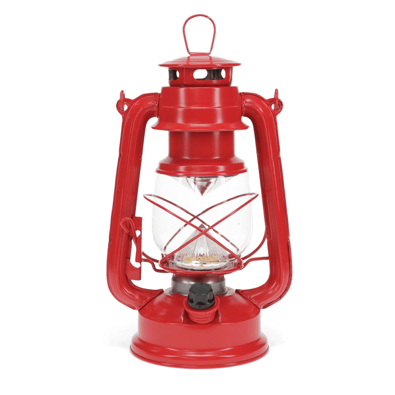 LED Hurricane Lantern – Spirit of Adventure Red (24cm) - CANDLE HOLDERS / Lanterns - Beattys of Loughrea