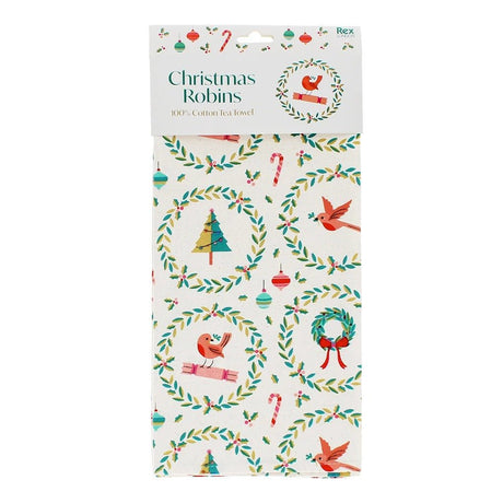 Cotton Tea Towel – Classic Christmas - APRON/GLOVE/TEXTILE - Beattys of Loughrea