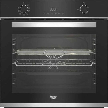 Beko AeroPerfect AirFry Electric Pyrolytic Built In Single Oven - Stainless Steel | BBIMA13301XMP - ELECT OVEN SINGLE & DBLE BUILT IN - Beattys of Loughrea